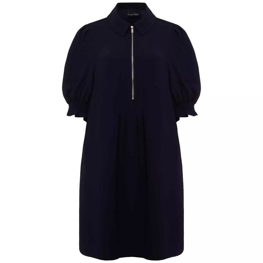 Phase Eight Navy Candice Zip Dress
